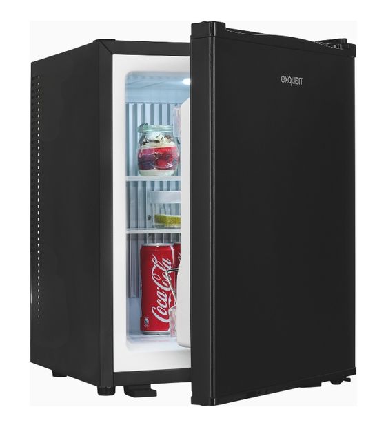Exquisit KB40-V-S-460F 33 l 59,8 cm Tischkühlschrank EEK: F 89 kWh Jahr  (Schwarz) f&uuml;r 229,99 Euro