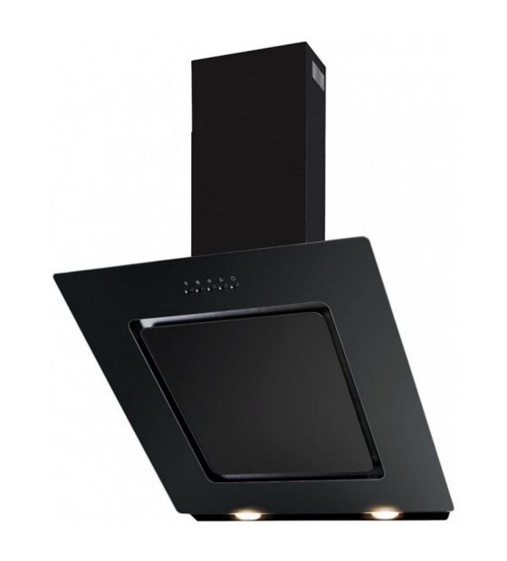 Exquisit KFD60-2 Abluft/Umluft Dunstabzugshaube/Esse Wand 60 cm (Schwarz) f&uuml;r 115,99 Euro