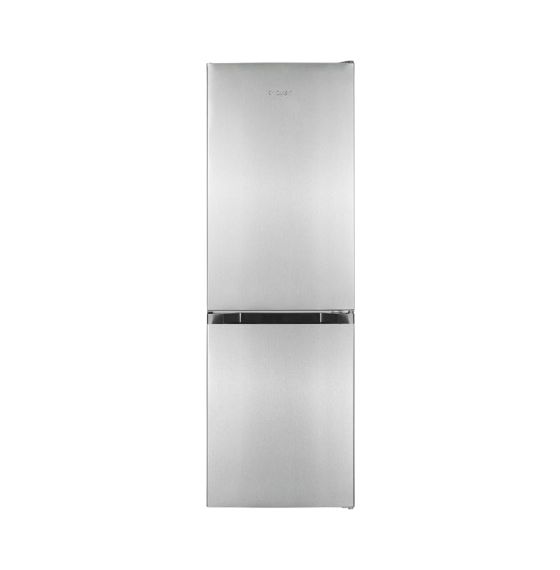 Exquisit KGC231-60-E-050C 109 l / 48 l Kühl-Gefrierkombi freistehend 121 kWh Jahr  (Schwarz, Edelstahl) f&uuml;r 388,00 Euro