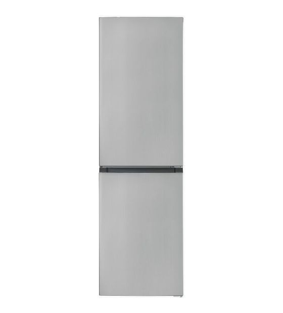 Exquisit KGC250-85-NF-040D 165 l / 82 l Kühl-Gefrierkombi freistehend NoFrost 181 kWh Jahr  (Edelstahl) f&uuml;r 466,00 Euro