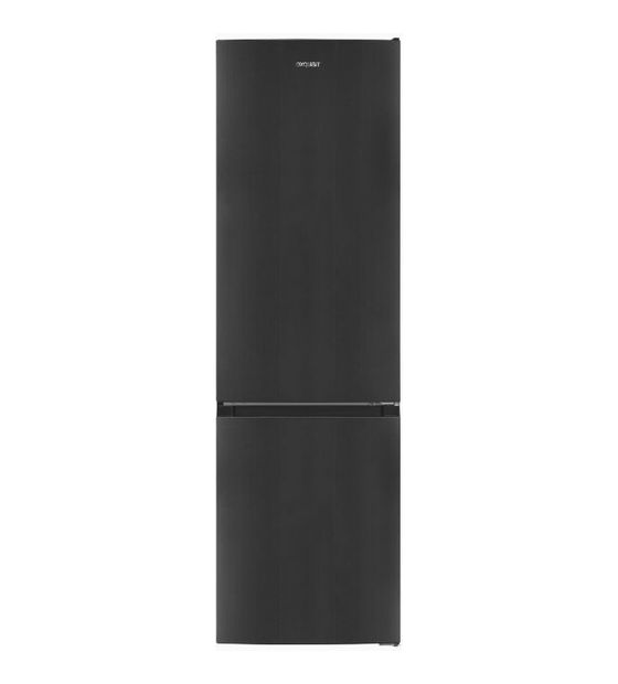 Exquisit KGC265-70-040D 191 l / 71 l Kühl-Gefrierkombi freistehend 168 kWh Jahr  (Schwarz, Edelstahl) f&uuml;r 418,00 Euro
