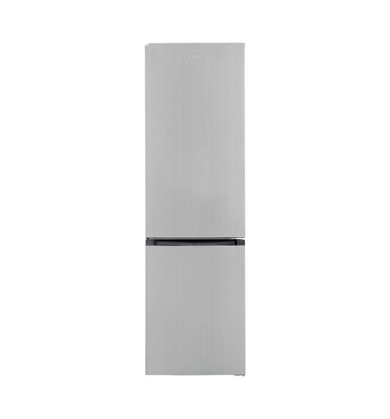 Exquisit KGC265-70-NF-040C 182 l / 71 l Kühl-Gefrierkombi freistehend NoFrost 141 kWh Jahr  (Edelstahl) f&uuml;r 518,00 Euro