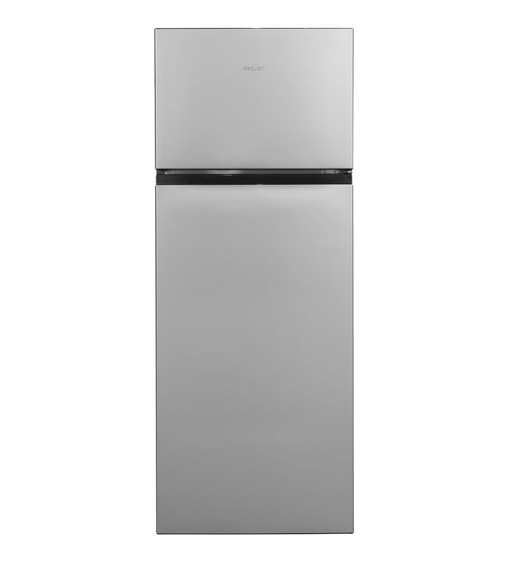 Exquisit KGC270-45-010E 165 l / 41 l Kühl-Gefrierkombi freistehend 176,3 kWh Jahr  (Silber) f&uuml;r 299,99 Euro