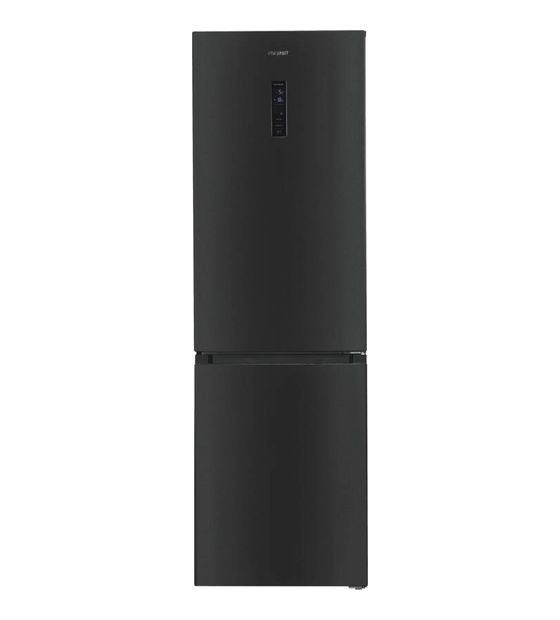 Exquisit KGC350-105-NF-040C 243 l / 104 l Kühl-Gefrierkombi freistehend NoFrost 162 kWh Jahr  (Schwarz) f&uuml;r 673,00 Euro