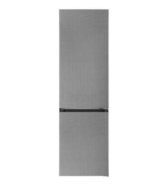 Exquisit KGC380-115-NF-040A 264 l / 113 l Kühl-Gefrierkombi freistehend NoFrost 107 kWh Jahr  (Edelstahl) f&uuml;r 838,00 Euro