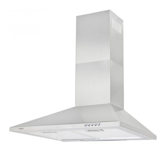 Exquisit KH60-8.3 Abluft/Umluft Dunstabzugshaube/Esse Wand 60 cm (Metallisch) f&uuml;r 79,99 Euro
