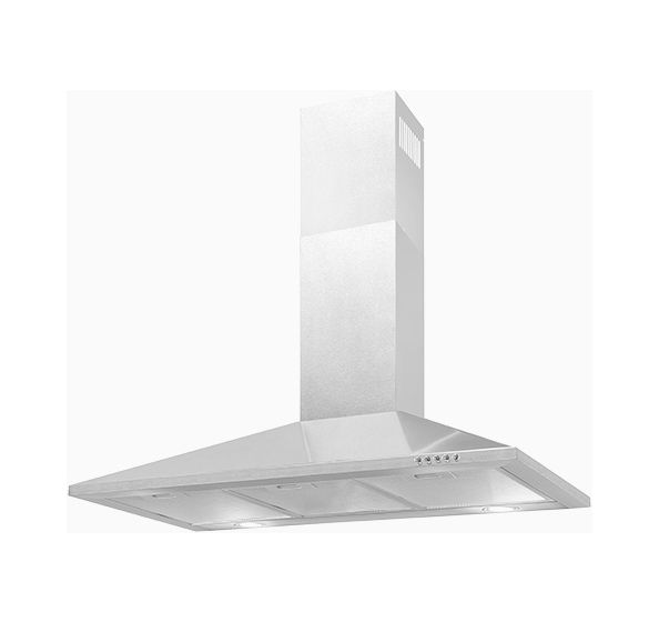 Exquisit KH90-8 Abluft/Umluft Dunstabzugshaube/Esse Wand 90 cm (Edelstahl) f&uuml;r 109,99 Euro