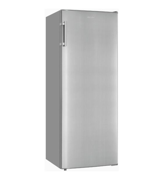 Exquisit KS320-V-H-040D 242 l Kühlschrank freistehend EEK: D 83 kWh Jahr  (Edelstahl) f&uuml;r 412,00 Euro