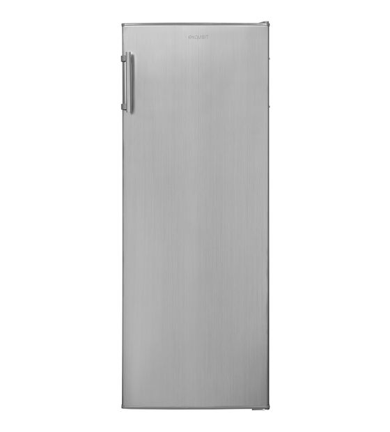 Exquisit KS320-V-H-040E 242 l Kühlschrank freistehend EEK: E 104 kWh Jahr  (Edelstahl) f&uuml;r 345,00 Euro