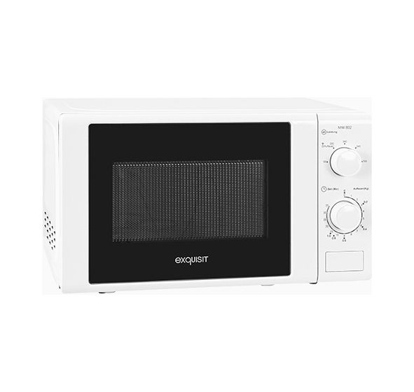 Exquisit MW802 Freistehende Mikrowelle 700 W Größe: klein 5 Stufen  (Weiß) f&uuml;r 59,49 Euro