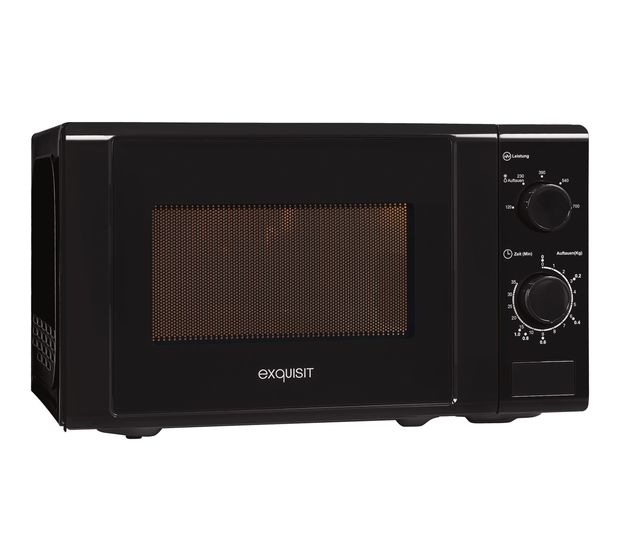 Exquisit MW900-030 Freistehende Mikrowelle 700 W Größe: klein 5 Stufen  (Schwarz) f&uuml;r 59,99 Euro