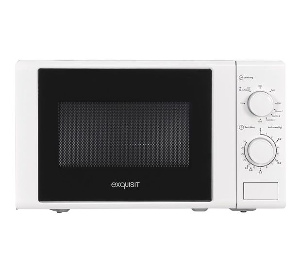 Exquisit MW900-030G Standgeräte Solo 700 W Größe: klein 5 Stufen Grill  (Weiß) f&uuml;r 69,49 Euro