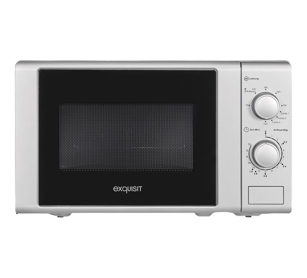 Exquisit MW900-030G Standgeräte Solo 700 W Größe: klein 5 Stufen Grill  (Silber) f&uuml;r 64,49 Euro