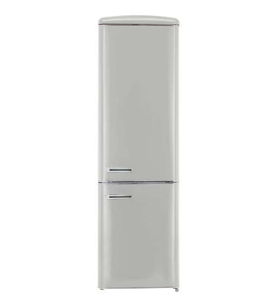 Exquisit RKGC250-70-H-160E 181 l / 63 l Kühl-Gefrierkombi freistehend 201,85 kWh Jahr  (Grau) f&uuml;r 553,00 Euro