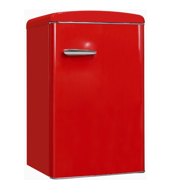 Exquisit RKS120-V-H-160C 122 l Tischkühlschrank EEK: C 57 kWh Jahr  (Rot) f&uuml;r 387,00 Euro