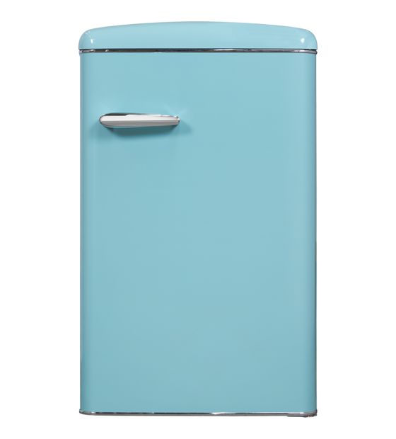 Exquisit RKS120-V-H-160F 122 l Tischkühlschrank EEK: F 112 kWh Jahr  (Türkis) f&uuml;r 310,00 Euro