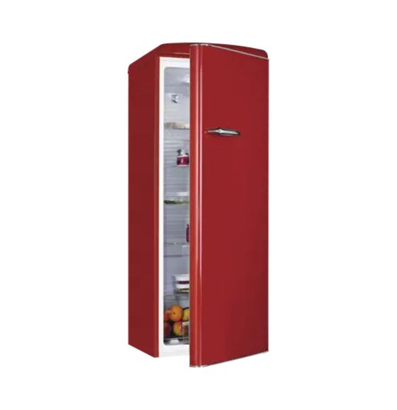 Exquisit RKS325-V-H-161C 225 l Kühlschrank freistehend EEK: C 65 kWh Jahr  (Rot) f&uuml;r 759,00 Euro