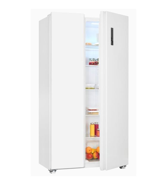 Exquisit SBS46-040D Side-by-Side Kühl-/ Gefrierkombination 291 l / 151 l 230 kWh NoFrost 1770 mm x 910 mm  (Weiß) f&uuml;r 656,00 Euro