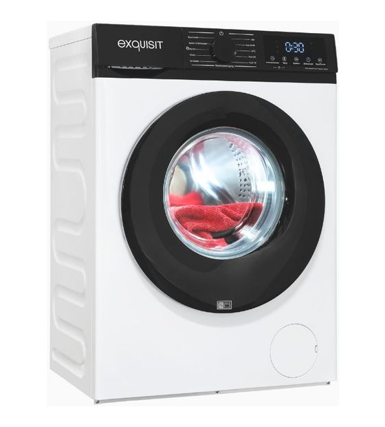 Exquisit WA8014-370A 8 kg Frontlader Waschmaschine 1400 U/min aquaStop Funktion f&uuml;r 362,00 Euro