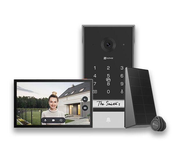 EZVIZ EP7 WLAN-Video-Türsprechanlage  Wlan  (Schwarz, Silber) f&uuml;r 377,00 Euro