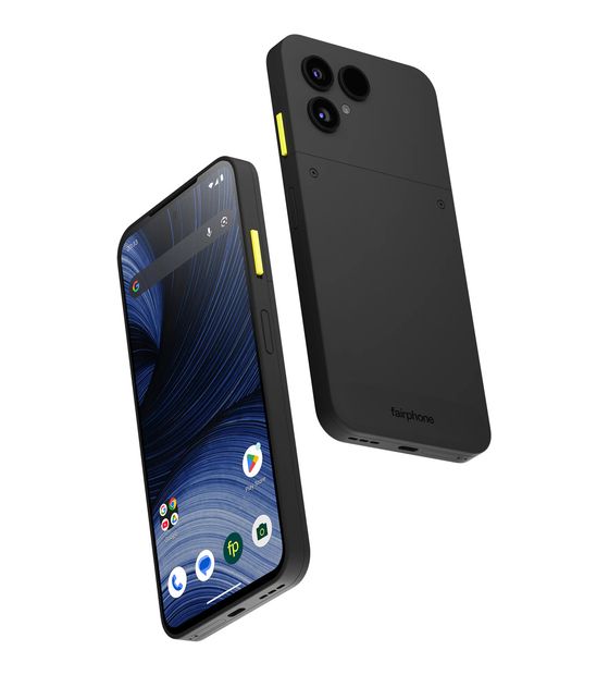 Fairphone Fairphone (Gen 6+) 256 GB 5G Smartphone 16 cm (6.31") 2,7 GHz Android 50 MP Dreifach Kamera Dual Sim WiFi 6E (Horizon Black) f&uuml;r 749,00 Euro