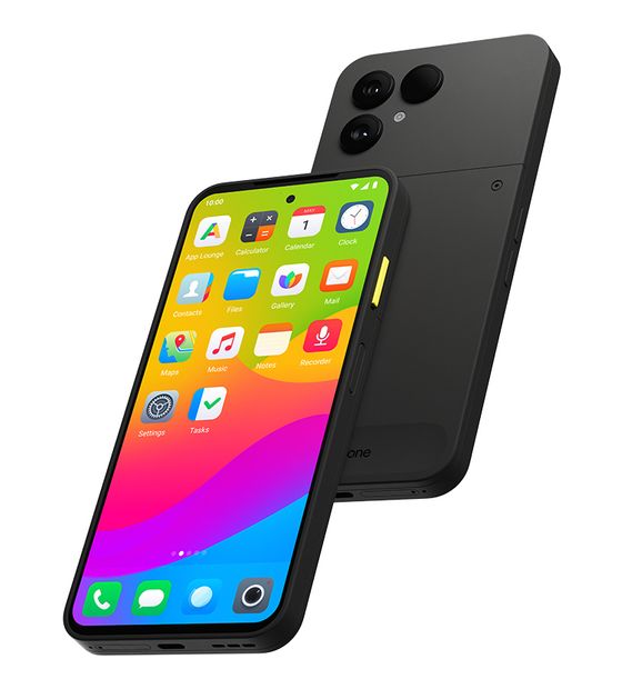 Fairphone The Fairphone (6.Gen) 256 GB 5G Smartphone 16 cm (6.31") Android 50 MP Dual Kamera Dual Sim WiFi 6E (Horizon Black) f&uuml;r 629,00 Euro