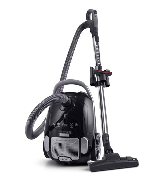 Fakir TS790 Bodenstaubsauger mit Staubbeutel 800 W HEPA  (Schwarz) f&uuml;r 119,99 Euro