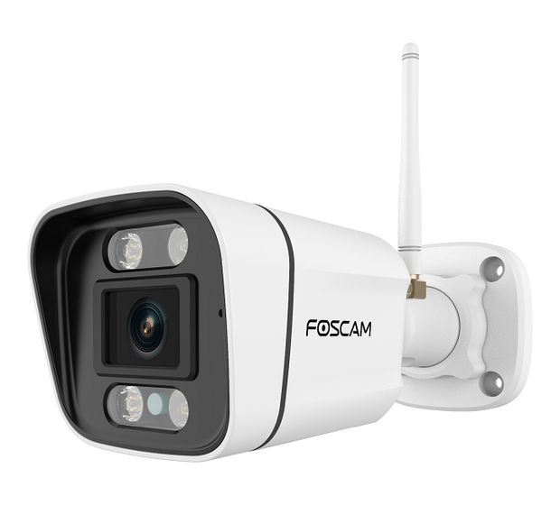 Foscam V5P 3072 x 1728 Pixel IP-Sicherheitskamera IP66 Außen Nachtsicht  (Schwarz, Weiß) f&uuml;r 77,49 Euro