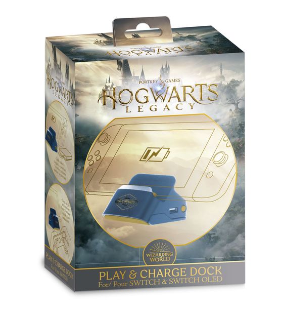Freaks and Geeks Play & Charge Dock Hogwarts Legacy Nintendo Switch  (Blau, Gelb) f&uuml;r 29,00 Euro
