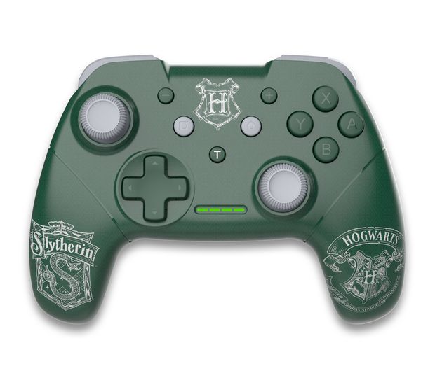 Freaks and Geeks Wireless Controller Harry Potter Slytherin Analog Gamepad für Nintendo Switch  (Grün, Grau) f&uuml;r 29,99 Euro