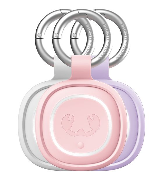 Fresh 'n Rebel 185816 Schlüsselfinder 4er Set Apple Find My, Google's Find Hub (Weiß, Pink, Violett) f&uuml;r 39,99 Euro