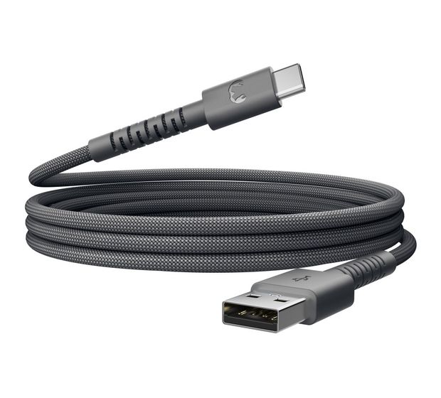 Fresh 'n Rebel 2ULC201SG Stecker Rundkabel Lightning auf USB A 2 m  (Grau) f&uuml;r 17,99 Euro