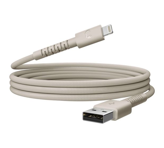 Fresh 'n Rebel 2ULC201SS Stecker Rundkabel Lightning auf USB A 2 m  (Beige) f&uuml;r 29,99 Euro