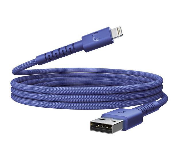 Fresh 'n Rebel 2ULC201TB Stecker Rundkabel Lightning auf USB A 2 m  (Blau) f&uuml;r 29,99 Euro