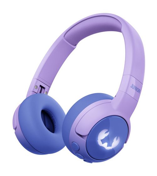 Fresh 'n Rebel Code Junior Ohraufliegender Bluetooth Kopfhörer kabellos 48 h Laufzeit USB Typ-C  (Blau, Lila) f&uuml;r 28,99 Euro