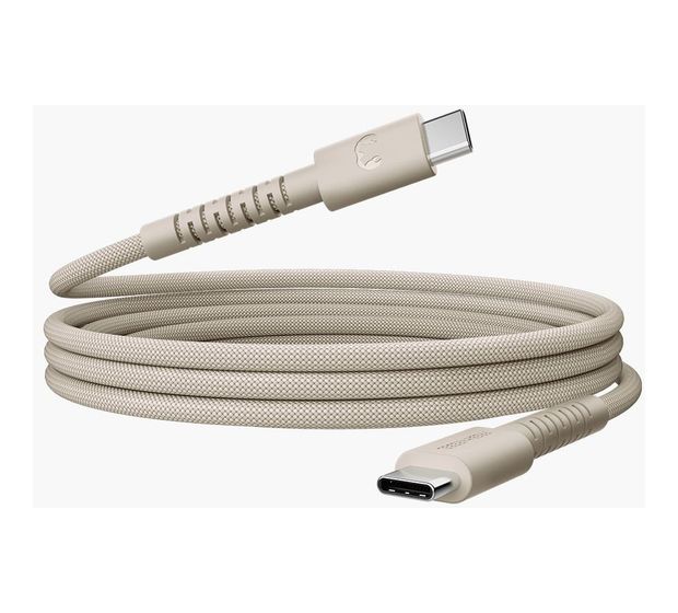 Fresh 'n Rebel FlexWave Rundkabel USB C auf USB C Männlich bis 100 W 2 m  (Beige) f&uuml;r 19,99 Euro