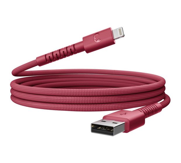 Fresh 'n Rebel FlexWave Stecker Rundkabel Lightning auf USB A 2 m  (Rot) f&uuml;r 26,49 Euro