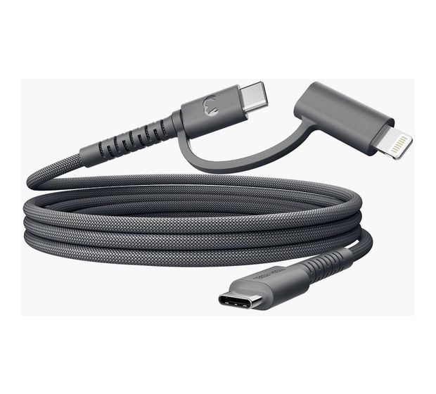 Fresh 'n Rebel FlexWave Lightning auf USB C Männlich 2 m  (Schwarz) f&uuml;r 35,49 Euro