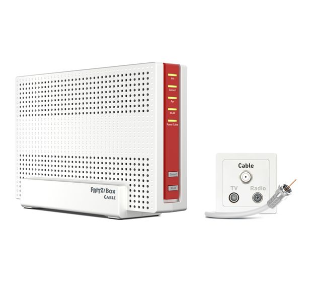 FRITZ! FRITZ!Box 6690 Cable WiFi 6 Router Dual-Band (2,4 GHz/5 GHz) f&uuml;r 279,99 Euro
