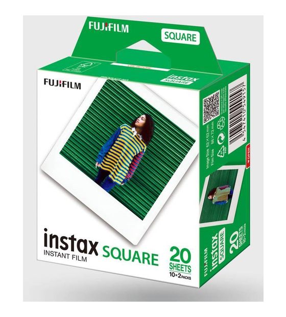 Fujifilm Instax Film 20 Shots SQUARE f&uuml;r 20,99 Euro