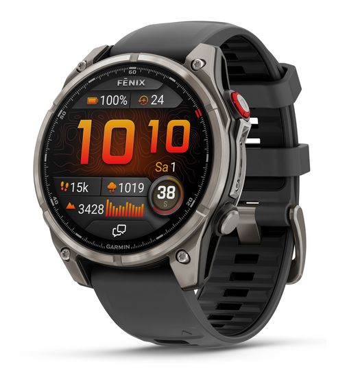 Garmin Fenix 8 Pro Digital 47 mm Smartwatch Rund 360 h  (Graphit, Titan) f&uuml;r 1.150,00 Euro