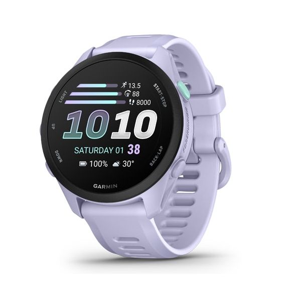 Garmin Forerunner 70 Digital 43 mm Smartwatch Rund  (Lavendel) f&uuml;r 249,99 Euro