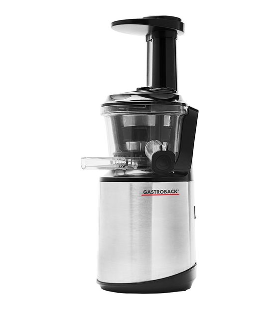 Gastroback 40145 Advanced Vital Entsafter 150 W  (Schwarz, Edelstahl) f&uuml;r 120,99 Euro