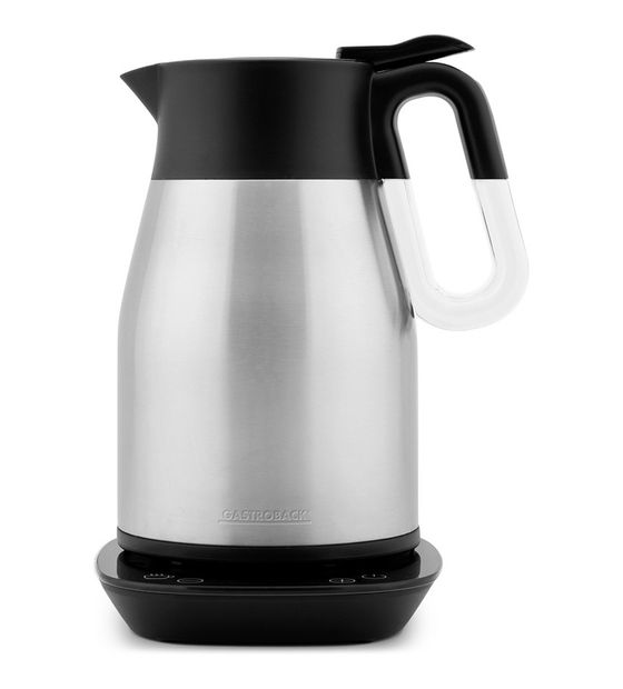 Gastroback 42426 Design 1,7 l Wasserkocher 2200 W  (Schwarz, Edelstahl) f&uuml;r 80,49 Euro