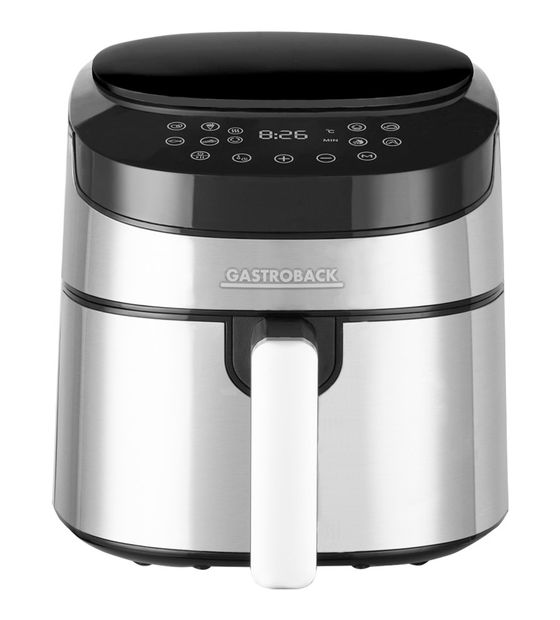 Gastroback 42582 Air Pro Heißluftfritteuse 3,7 l 1300 W  (Schwarz, Edelstahl) f&uuml;r 75,49 Euro