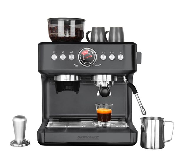 Gastroback 42627 Design Advanced Urban Duo Siebträger Kaffeemaschine 15 bar 3000 W  (Schwarz) f&uuml;r 605,00 Euro