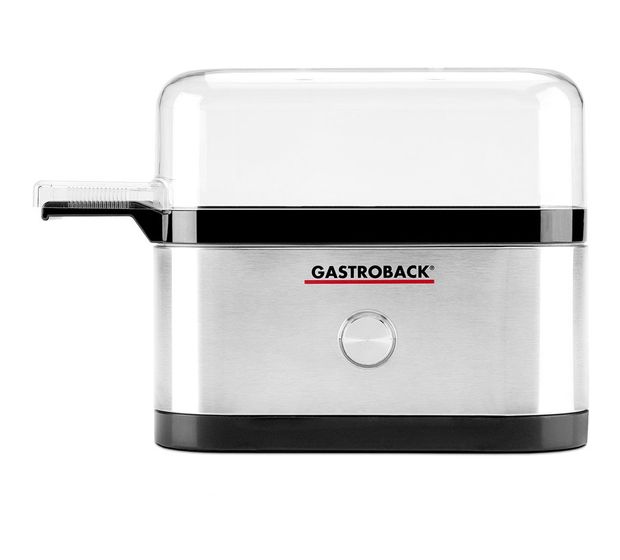 Gastroback 42800 Design Mini Eierkocher für 3 Eier  (Schwarz/Edelstahl) f&uuml;r 26,99 Euro