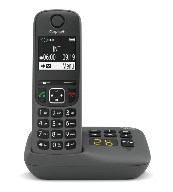 Gigaset AE690A Analoges/DECT-Telefon  (Anthrazit) f&uuml;r 45,99 Euro