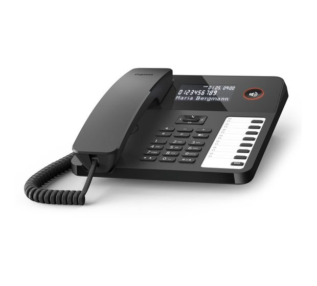 Gigaset DESK 600 Analoges Telefon  (Schwarz) f&uuml;r 54,99 Euro