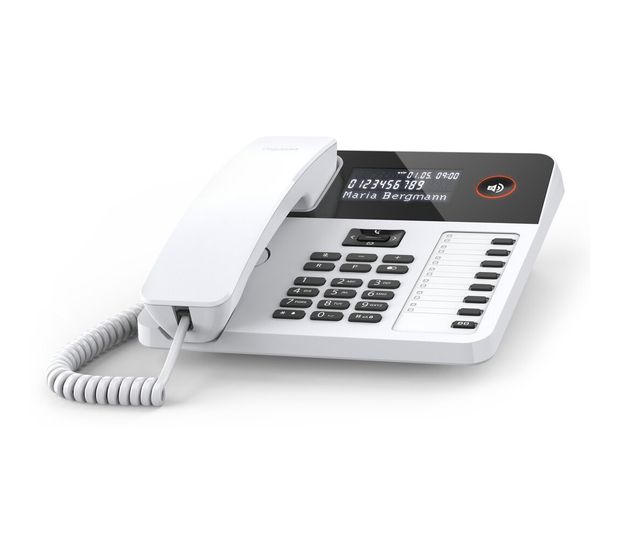 Gigaset DESK 600 Analoges Telefon  (Weiß) f&uuml;r 54,99 Euro